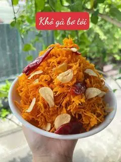Hình ảnh  Khô gà bơ tỏi