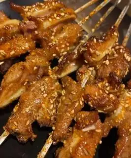 Hình ảnh Gầu bò nướng (5 xiên) - 烤牛胸口（5串）