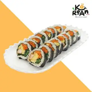 Hình ảnh Kimbap thịt heo xù