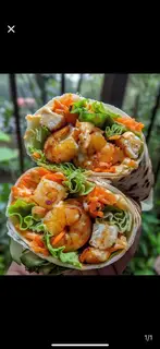 Hình ảnh Tacos tôm chiên giòn sốt cay
