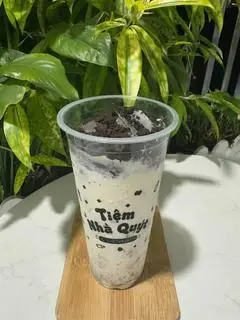 Hình ảnh Trà sữa gạo rang phô mai viên Oreo