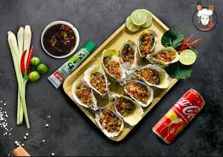 Hình ảnh Hàu nướng sate