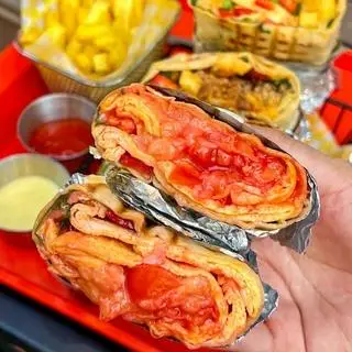 Hình ảnh Tacos Trứng + Xúc Xích Size L