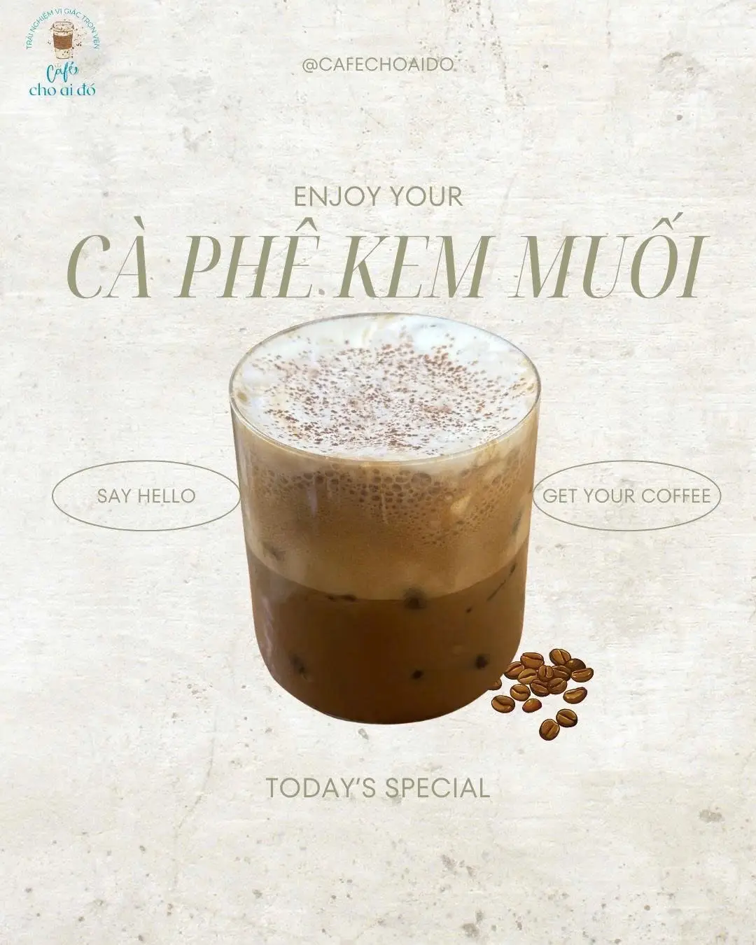 Hình ảnh Cà Phê Kem Muối