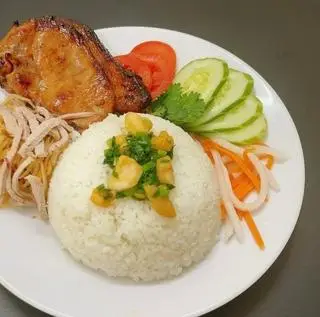 Hình ảnh Cơm Sườn+ Bì (nạc dâm nướng)
