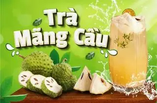 Hình ảnh Trà Mãng Cầu ( Mãng Cầu tươi 100 % )