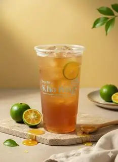 Hình ảnh Hồng trà tắc mật ong