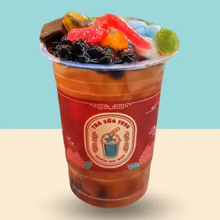 Hình ảnh Hồng trà full topping