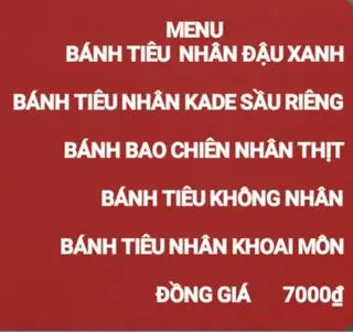 Hình ảnh Menu