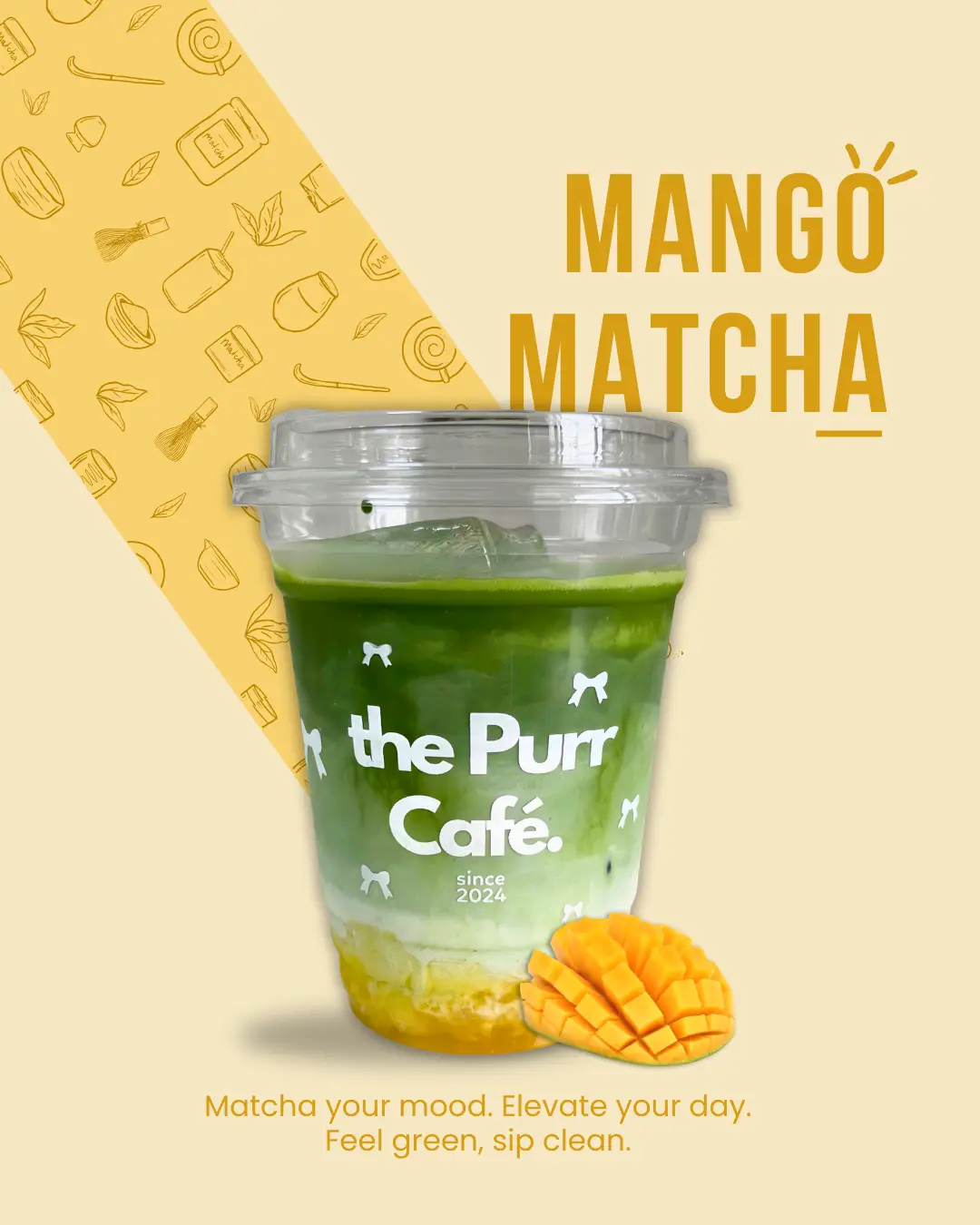 Hình ảnh XOÀI MATCHA LATTE
