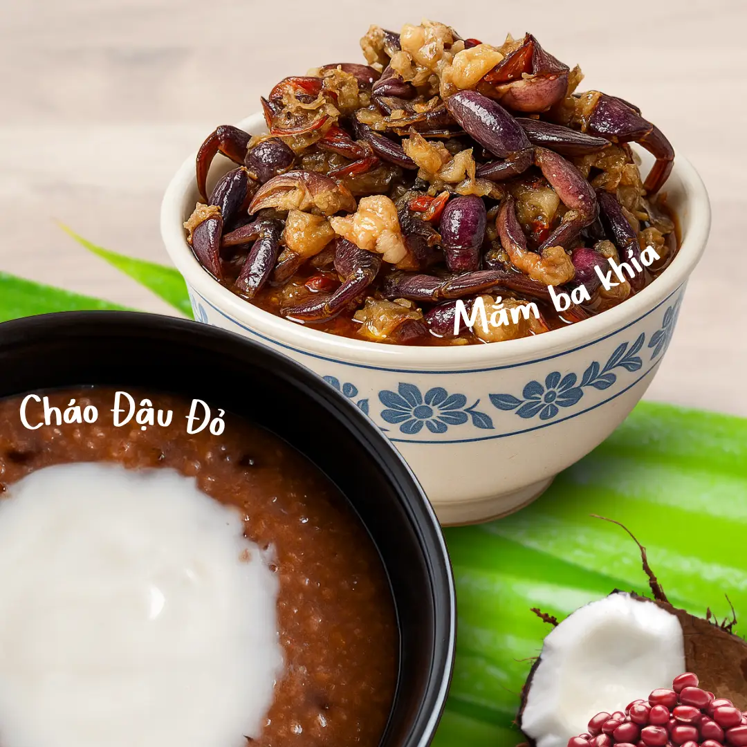 Hình ảnh Cháo Đậu + Mắm Ba Khía 