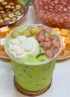 Hình ảnh Trà sữa Thái xanh