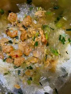 Hình ảnh Bánh Tráng Mỡ Hành Hành Phi Tóp Mỡ