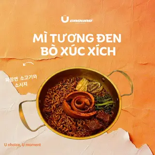 Hình ảnh Mì tương đen bò xúc xích