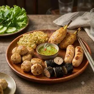 Hình ảnh sét ăn heathy ( toàn bộ các loại chả ức gà (ấp)