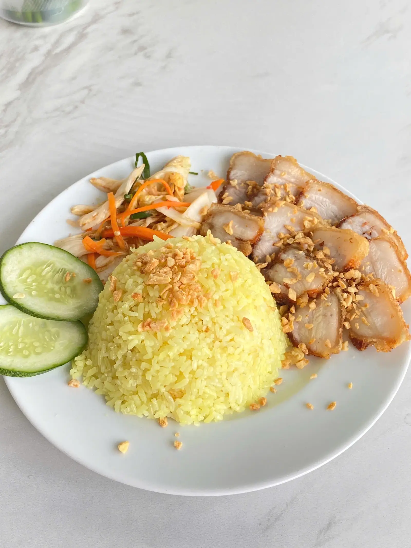 Hình ảnh Combo Cơm ba rọi kèm canh