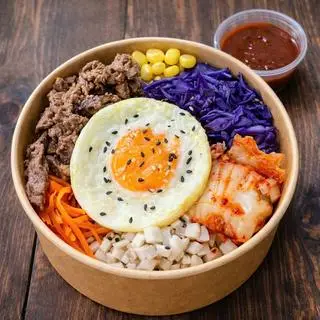 Hình ảnh Cơm Trộn Bò Sốt Hàn Chuẩn Vị
