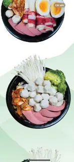 Hình ảnh Mì kim chi xúc xích