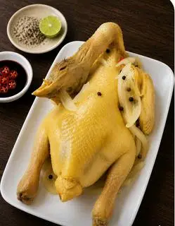Hình ảnh Gà ta nguyên con hấp hành