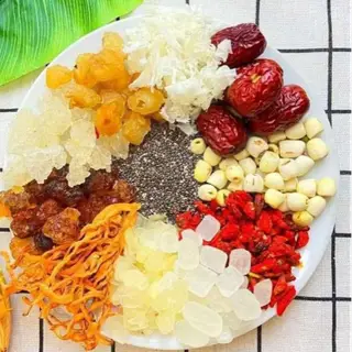 Hình ảnh set che duong nhan 600 gram  