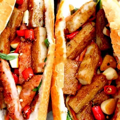 Hình ảnh Bánh mì chả cá 