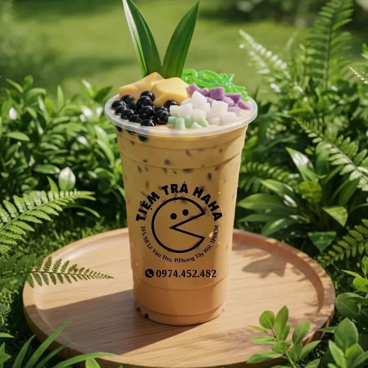 Hình ảnh Trà Sữa Nguyên Lá Full Topping