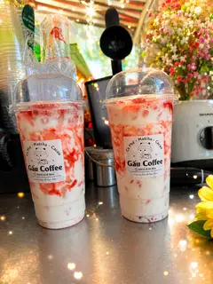 Hình ảnh latte dâu