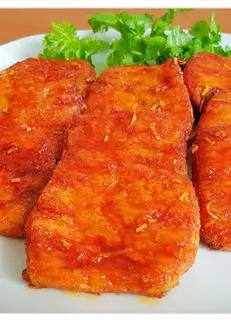 Hình ảnh cơm chiên sườn xá xíu chay