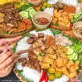 Hình ảnh Combo 3 Suất Bún Đậu Đầy Đủ + 1 ly Trà Tắc Khổng Lồ