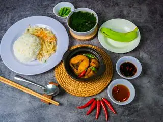 Hình ảnh Cơm cá lóc kho tộ