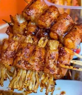 Hình ảnh Bò cuộn nấm