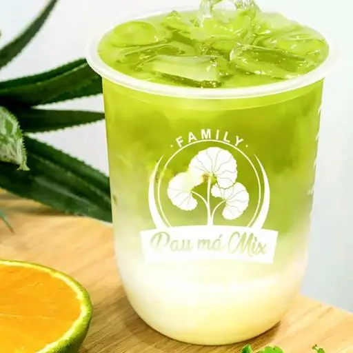 Hình ảnh Rau má đậu xanh sữa dừa
