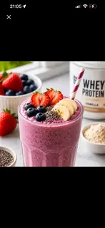 Hình ảnh Protein dâu tây hạnh nhân - Almond Strawberry Berry