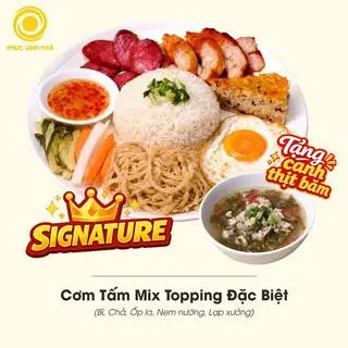 Hình ảnh Cơm tấm mix topping đặc biệt