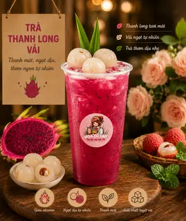 Hình ảnh Trà thanh long vải