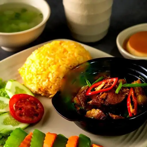 Hình ảnh Cơm cá basa kho tộ