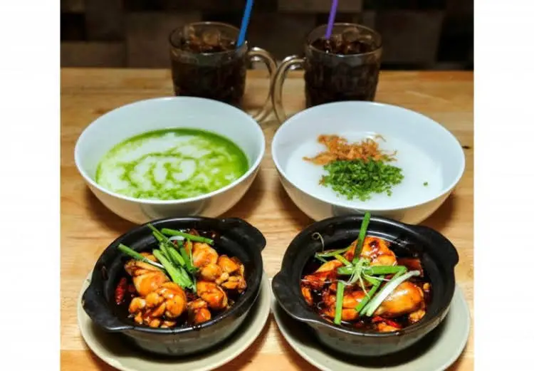 Hình ảnh Combo - 4 ếch - 2 cháo - 2 trà tắc