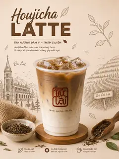 Hình ảnh Houjicha latte