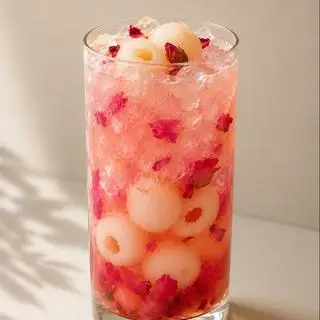 Hình ảnh Trà Vải Hoa Hồng 