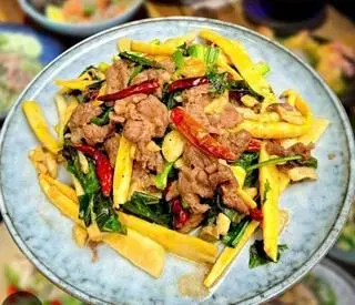Hình ảnh Măng trúc xào bò