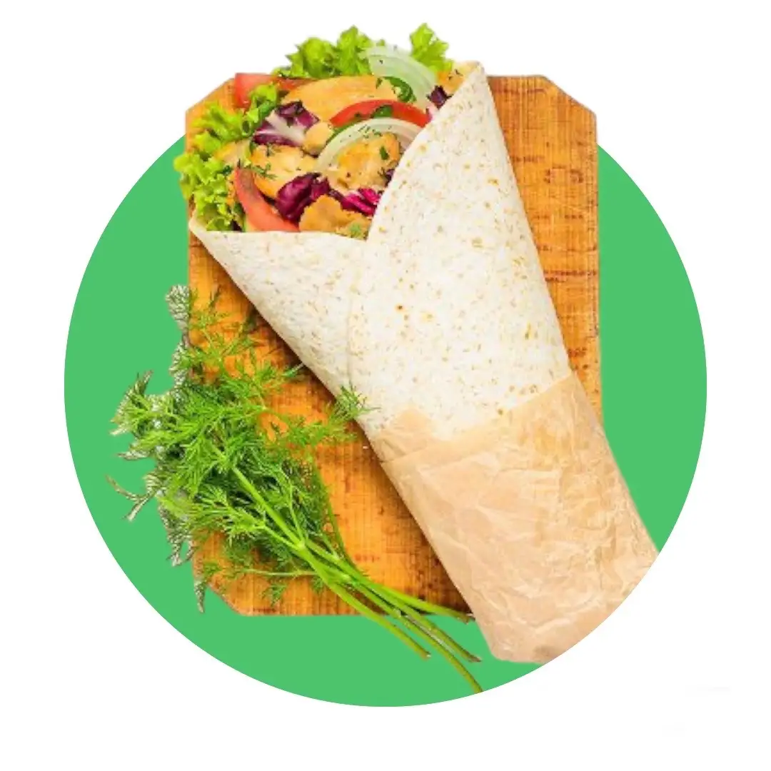 Hình ảnh Bánh mì cuốn - thổ nhĩ kỳ kebab
