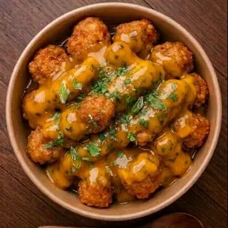 Hình ảnh Gà viên sốt chanh dây