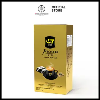 Hình ảnh Cà phê G7 Gold Picasso Latte hộp 8 gói