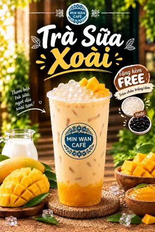 Hình ảnh Trà Sữa Xoài