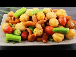 Hình ảnh Combo Cá Viên Chiên Mix Tá Lả Nhỏ