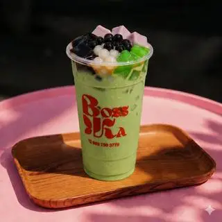 Hình ảnh Trà Sữa Matcha Siêu Topping