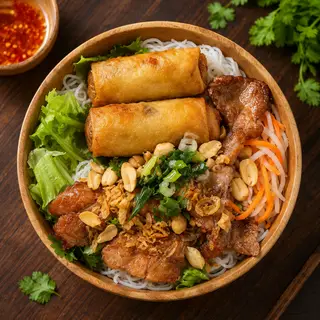 Hình ảnh BÚN THỊT NƯỚNG THỊT NƯỚNG- CHẢ GIÒ