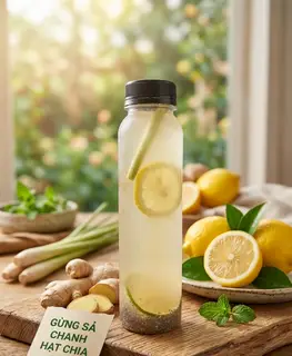 Hình ảnh Gừng sả chanh hạt chia