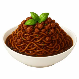 Hình ảnh Mì sốt terriyaki bò bằm rắc rong biển sấy