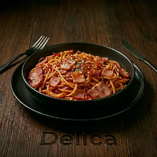 Hình ảnh Mì Ý Spaghetti Bacon Thịt Xông Khói 